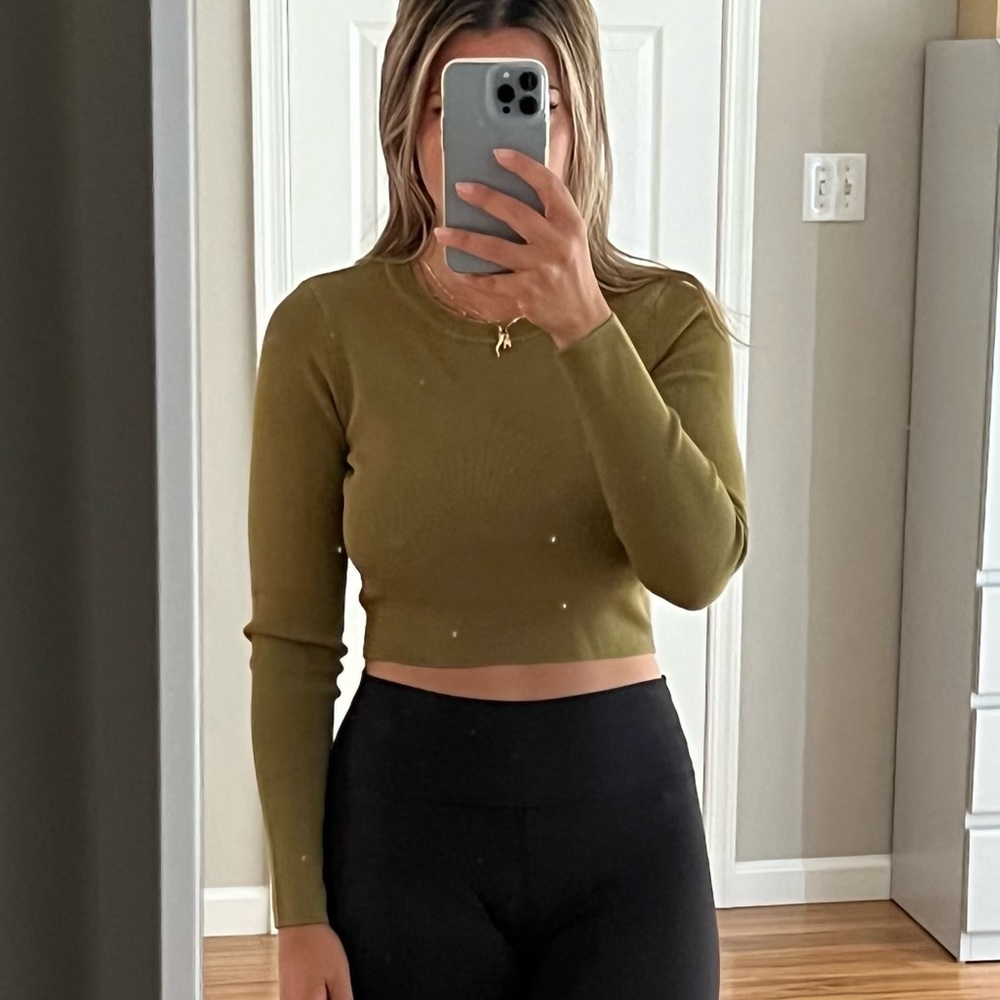 Zara crop sweater